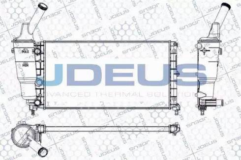 Jdeus RA0360090 - Радиатор, охлаждение двигателя autospares.lv