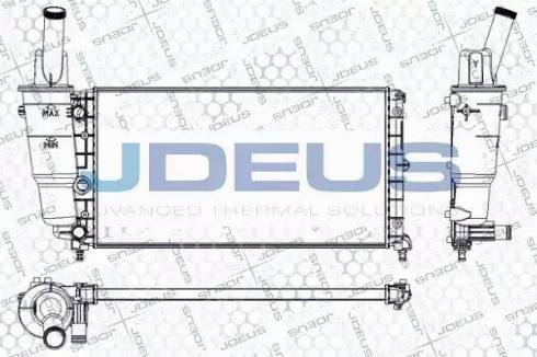 Jdeus RA0360060 - Радиатор, охлаждение двигателя autospares.lv