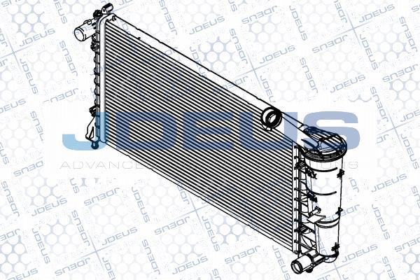 Jdeus RA0360140 - Радиатор, охлаждение двигателя autospares.lv