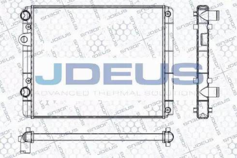 Jdeus RA0300400 - Радиатор, охлаждение двигателя autospares.lv