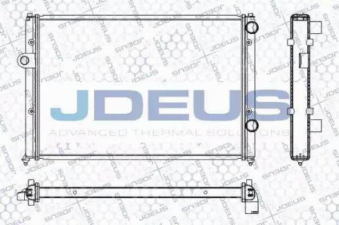 Jdeus RA0300431 - Радиатор, охлаждение двигателя autospares.lv