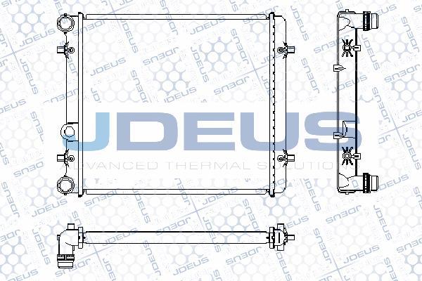 Jdeus RA0300420 - Радиатор, охлаждение двигателя autospares.lv