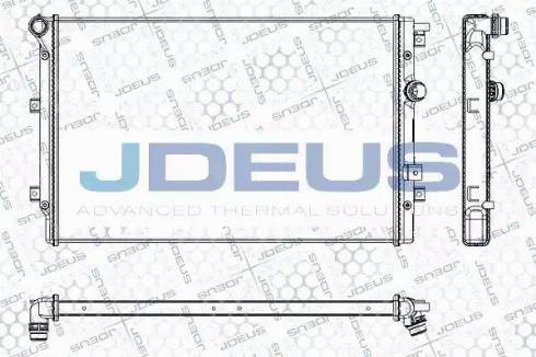 Jdeus RA0300590 - Радиатор, охлаждение двигателя autospares.lv