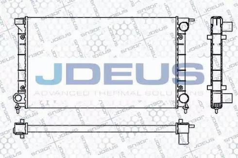 Jdeus RA0300350 - Радиатор, охлаждение двигателя autospares.lv