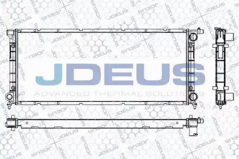 Jdeus RA0300301 - Радиатор, охлаждение двигателя autospares.lv