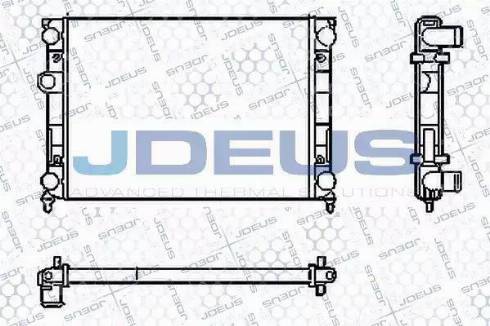 Jdeus RA0300380 - Радиатор, охлаждение двигателя autospares.lv