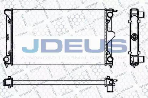 Jdeus RA0300291 - Радиатор, охлаждение двигателя autospares.lv