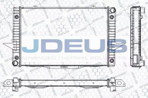 Jdeus RA0310480 - Радиатор, охлаждение двигателя autospares.lv