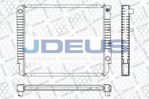 Jdeus RA0310260 - Радиатор, охлаждение двигателя autospares.lv