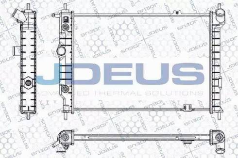 Jdeus RA0200460 - Радиатор, охлаждение двигателя autospares.lv