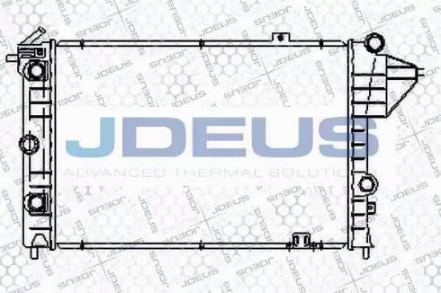 Jdeus RA0200590 - Радиатор, охлаждение двигателя autospares.lv