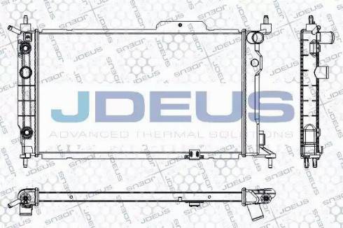 Jdeus RA0200641 - Радиатор, охлаждение двигателя autospares.lv