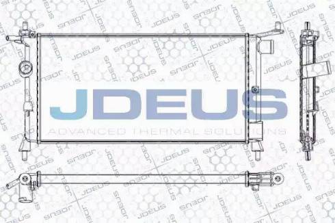 Jdeus RA0200660 - Радиатор, охлаждение двигателя autospares.lv