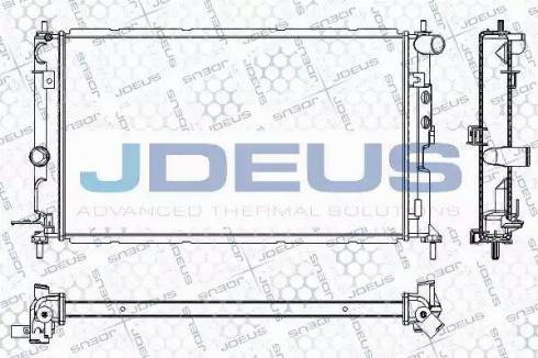 Jdeus RA0200681 - Радиатор, охлаждение двигателя autospares.lv