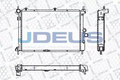 Jdeus RA0200620 - Радиатор, охлаждение двигателя autospares.lv