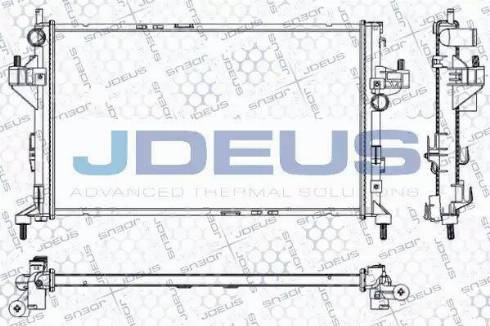 Jdeus RA0200850 - Радиатор, охлаждение двигателя autospares.lv