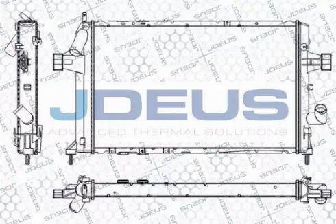 Jdeus RA0200800 - Радиатор, охлаждение двигателя autospares.lv