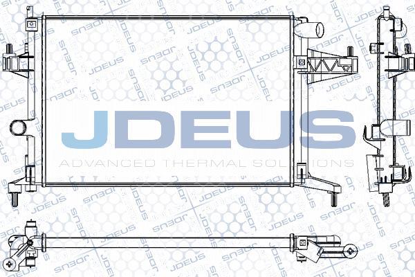 Jdeus RA0200710 - Радиатор, охлаждение двигателя autospares.lv