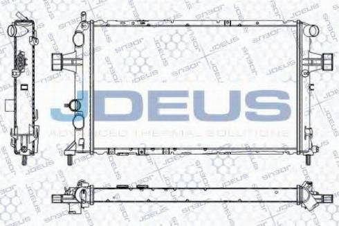 Jdeus RA0200789 - Радиатор, охлаждение двигателя autospares.lv