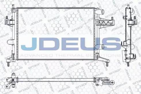 Jdeus RA0200730 - Радиатор, охлаждение двигателя autospares.lv