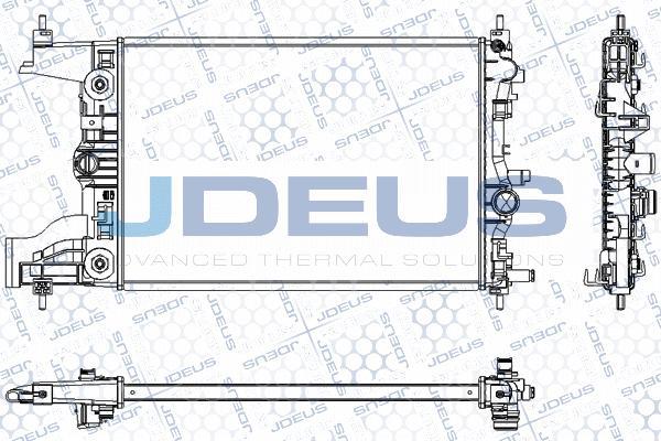 Jdeus RA0201060 - Радиатор, охлаждение двигателя autospares.lv