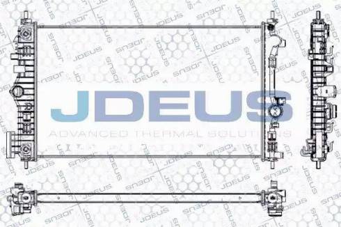 Jdeus RA0201120 - Радиатор, охлаждение двигателя autospares.lv