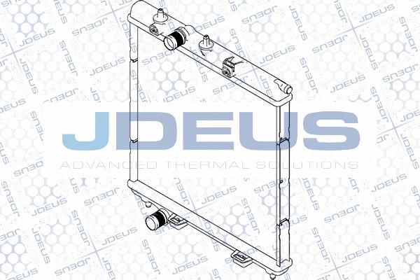 Jdeus RA0210450 - Радиатор, охлаждение двигателя autospares.lv