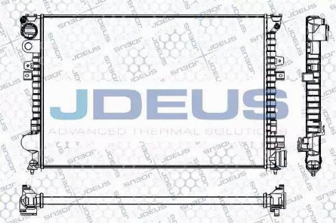 Jdeus RA0210410 - Радиатор, охлаждение двигателя autospares.lv