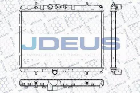 Jdeus RA0210430 - Радиатор, охлаждение двигателя autospares.lv