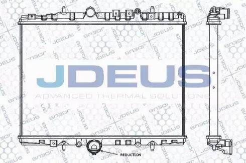 Jdeus RA0210420 - Радиатор, охлаждение двигателя autospares.lv