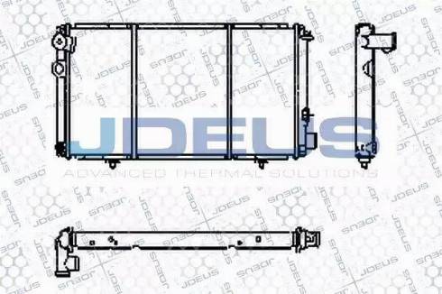 Jdeus RA0210020 - Радиатор, охлаждение двигателя autospares.lv