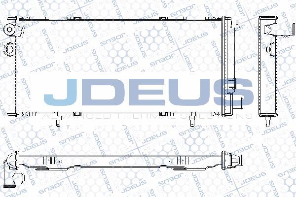 Jdeus RA0210021 - Радиатор, охлаждение двигателя autospares.lv