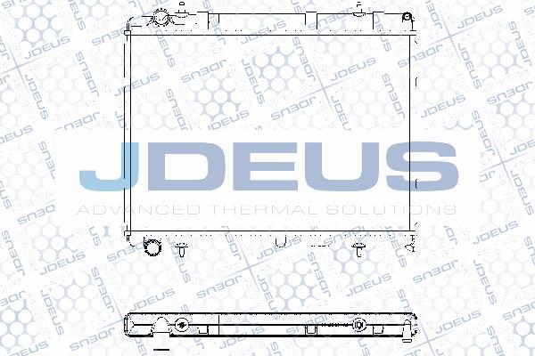 Jdeus RA0210390 - Радиатор, охлаждение двигателя autospares.lv