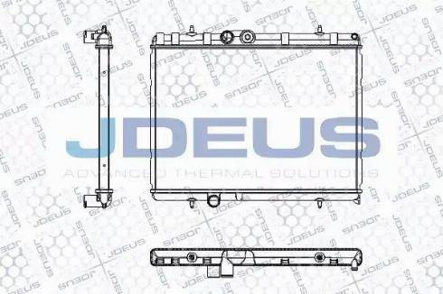 Jdeus RA0210370 - Радиатор, охлаждение двигателя autospares.lv