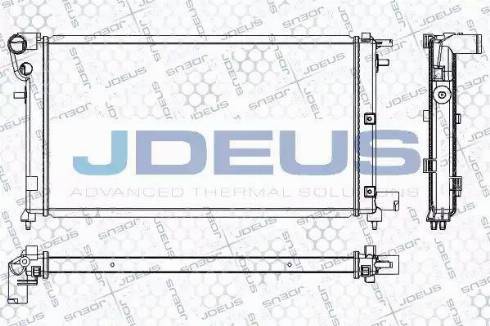 Jdeus RA0210261 - Радиатор, охлаждение двигателя autospares.lv