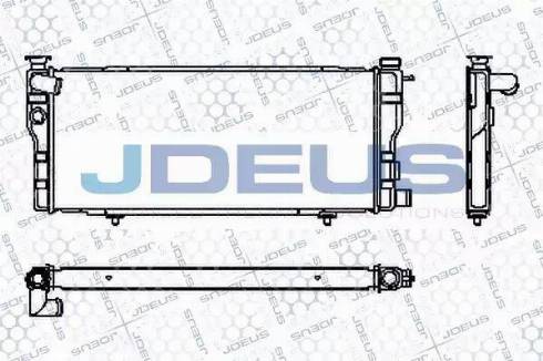 Jdeus RA0210210 - Радиатор, охлаждение двигателя autospares.lv