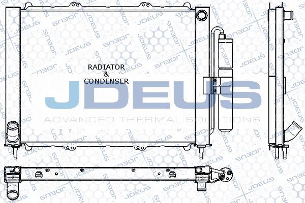 Jdeus RA0230940 - Модуль охлаждения autospares.lv