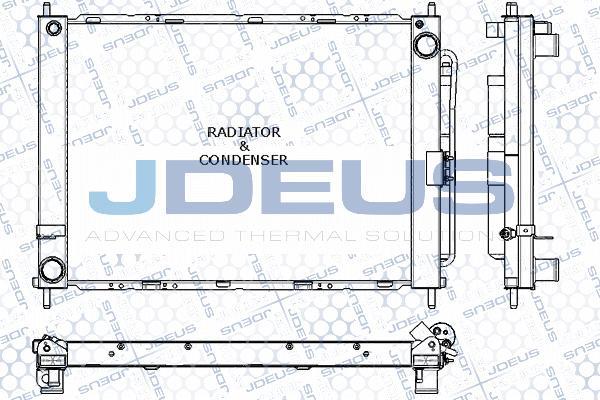 Jdeus RA0230950 - Модуль охлаждения autospares.lv