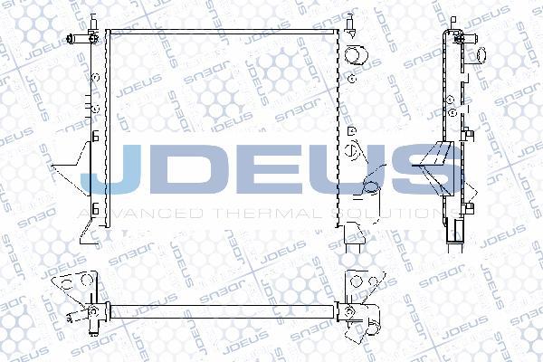 Jdeus RA0230440 - Радиатор, охлаждение двигателя autospares.lv