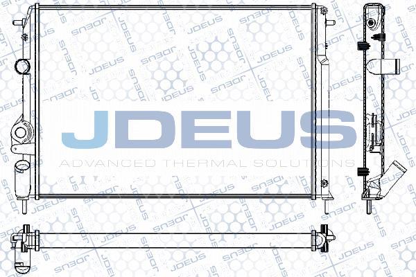 Jdeus RA0230541 - Радиатор, охлаждение двигателя autospares.lv