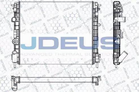 Jdeus RA0230650 - Радиатор, охлаждение двигателя autospares.lv