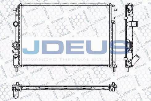 Jdeus RA0230600 - Радиатор, охлаждение двигателя autospares.lv