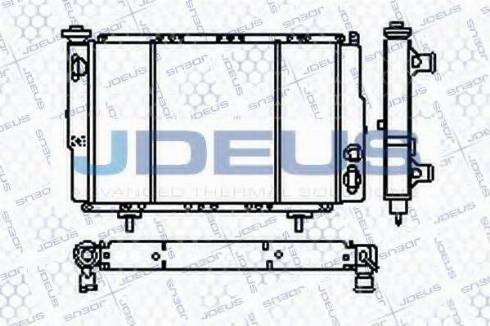 Jdeus RA0230030 - Радиатор, охлаждение двигателя autospares.lv