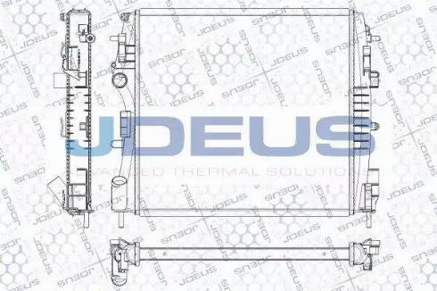 Jdeus RA0230880 - Радиатор, охлаждение двигателя autospares.lv