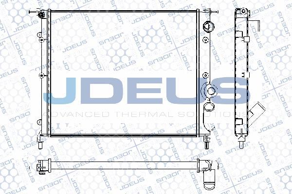 Jdeus RA0230281 - Радиатор, охлаждение двигателя autospares.lv