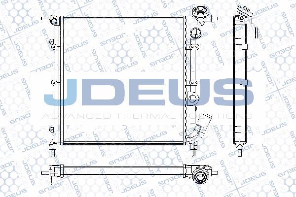 Jdeus RA0230271 - Радиатор, охлаждение двигателя autospares.lv