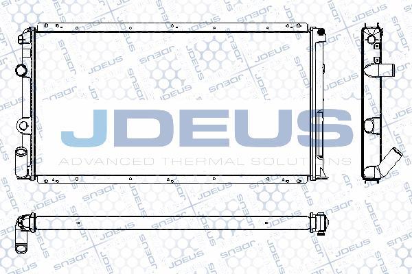 Jdeus RA0230740 - Радиатор, охлаждение двигателя autospares.lv