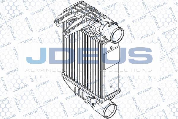 Jdeus RA8010200 - Интеркулер, теплообменник турбины autospares.lv