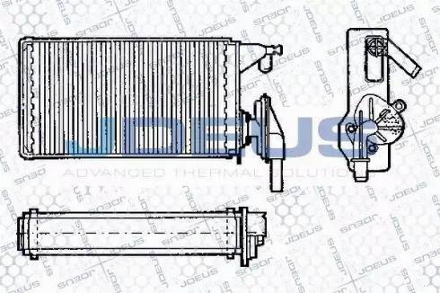 Jdeus RA2140030 - Теплообменник, отопление салона autospares.lv