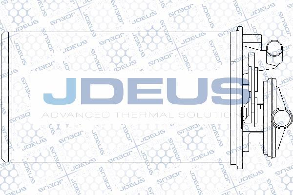 Jdeus RA2110230 - Теплообменник, отопление салона autospares.lv